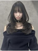 ザクザクレイヤーミディアムレイヤーダークアッシュiii