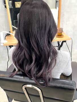 アルエ(a.r.e) ブリーチ履歴有ダークラベンダー