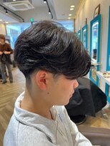 フィッティ 横須賀中央店(fiti)&nbsp;ニュアンスパーマ 刈り上げマッシュ メンズ 横須賀中央
