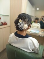 クレップスヘアーヒマワリ(CRE'PS HAIR HIMAWARI)&nbsp;カチモリリボンヘア