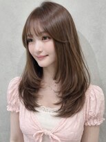 ナナローネス(nana loness)&nbsp;レイヤーカット まろやかベージュ くびれヘア 顔周りカット