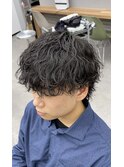 【KAITO】マッシュウルフ×波巻きパーマ