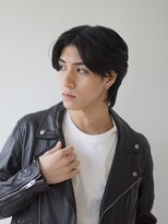 レーヴ(Reve)&nbsp;MEN'S HAIR/ニュアンスパーマ/リバースセンターパート/目黒/品川
