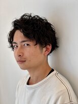 アロハナ 津店(ALOHANA) 毛束感で魅せる。立体的なメンズスパイラルパーマ!