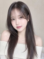 シエル 大名店(CIEL)&nbsp;艶髪ダークグレージュ×韓国風ロング
