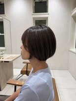 アピッシュ シーナ 海老名店(apish ciena)&nbsp;収まりのいいショートボブ