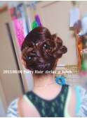 【平日￥2800 】浴衣ヘア 編み込み ヘアセット ヘアアレンジ