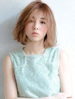 メゾンブラン アヴェダ(Maison Blanc AVEDA) 【透ける柔らかベージュ】ニュアンスボブ20代30代40代