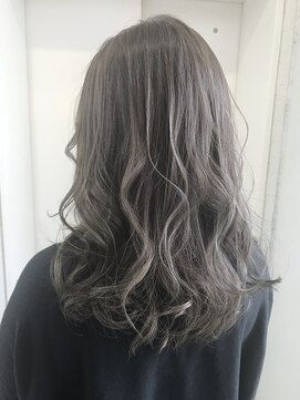 ヘアーデザイン シュシュ(hair design Chou Chou by Yone) ☆chou chou☆透け感グレージュ×セミロング♪