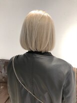アジールヘア 北千住駅西口店(agir hair)&nbsp;ホワイトアッシュハイトーンボブ【北千住】