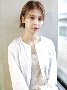 バース(BIRTH) 天神【BIRTH】スリークボブ×柔らかベージュ