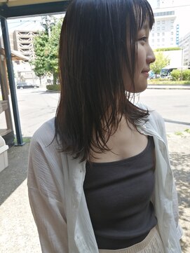 ブルー(BLUE) #BLUE　レイヤーミディ　#新潟万代