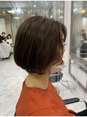 丸みのあるショートボブ【タビラマユミ】