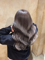 ユニーク(UniQ)&nbsp;アイスラテ×ハイトーンブリーチカラー×髪質改善トリートメント