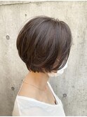 【足立】丸みショートボブ