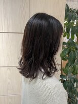 アドラーブル はなみずき店(adorable)&nbsp;20代髪質改善★ベージュ毛先ふんわりカールナチュラルミディ