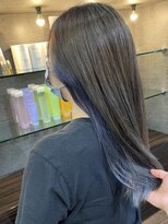 ユアーズ 四街道店(HAIR&NAIL YOURS)&nbsp;インナーカラーイヤリングカラーネイビーブルーサファイア