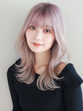 アフロート ギンザ(AFLOAT GINZA) 20代30代40代 大人可愛い透明感くびれヘア ハイトーンカラー