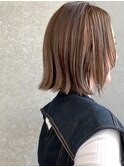 Lond表参道【伊杏】フェイスレイヤー 切りっぱなしボブ