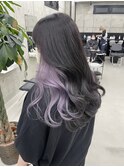 【LINOET名古屋】手島カミラ ラベンダーのインナーカラー