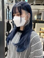 アイティーバイアルバム 下北沢店(IT by ALBUM)&nbsp;ネイビーイヤリングホワイト_チェリーブラウン_ba418911