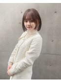 インナーカラー×小顔ボブ【銀座/有楽町】30代40代50代