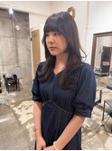 韓国ヘア/オルチャンヘア/くびれ/小顔カット/顔まわり