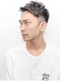 アッシュブラックマッシュパーマウルフ波巻きカルマパーマ414