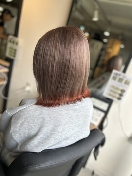 ラフ 難波店(LAFF) #黒髪#ボブルフ#ネビージュ#小顔#ワンレン