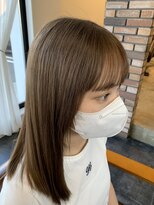 セットアップ 倉敷中庄店(SET-UP)&nbsp;オリーブベージュ【ケアブリーチ】【ハイトーン】【倉敷】岡山