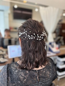 リュック(RYUCK) ゆるふわボブのハーフアップ♪