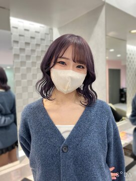 ジーナ 名駅(XENA.) 《Rena》ラベンダーグレージュ / ハイトーン / 寒色カラー /