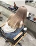 【中屋指名】カラー+ケアブリーチ+トリートメント　￥20,000