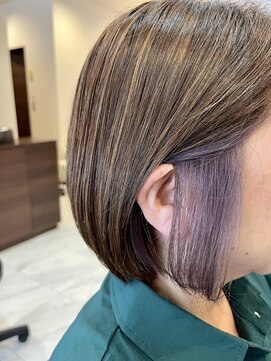 ルセ イノベーション 白岡本店(Ruse innovation) 【4月】イヤリングカラー*むらさき