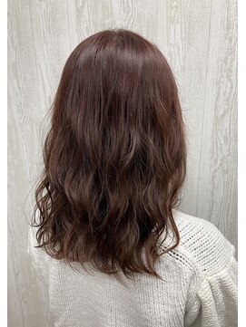 テーラヘアー 草加店(TELAHAIR) ピンクアッシュ×ゆるふわミディアム 【TELAHAIR草加】