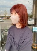 ナチュラルオレンジボブ