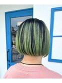 似合わせカットメルティカラー着物フェミニンロング