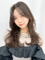 アイティー バイ アルバム 中野店(IT by ALBUM)&nbsp;くびれヘアロング顔周りレイヤーグレージュ_F20022