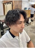 フェザー/サーフカール/センターパート/波巻きツイスパ