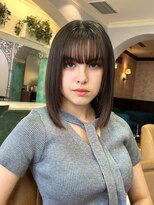 ロンド 銀座(Lond)&nbsp;【Noa】ヘイリーボブ/前髪レイヤーカット小顔/髪質改善/縮毛矯正