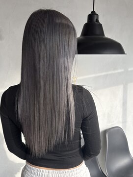 グレージュ（ブリーチあり）