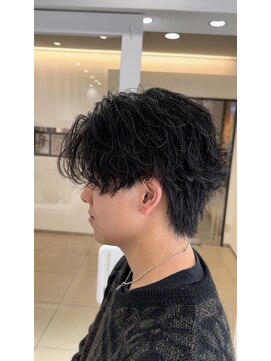 オーシャントーキョー 仙台(OCEAN TOKYO) ツイストスパイラルマッシュ刈り上げツーブロックメンズパーマ