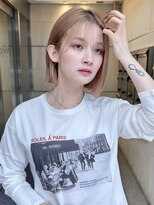 ガーデン 渋谷(GARDEN)&nbsp;小顔外ハネボブダークアッシュ大人ガーリー似合わせカット