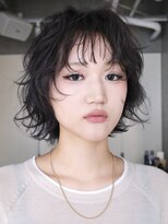 テクネ 天神大名(techne)&nbsp;天神顔周りレイヤーカットミディアムレイヤーボブパーマ似合わせ
