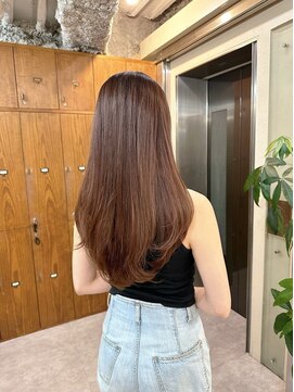 アリスバイアフロート 自由が丘(ALICe by AFLOAT) ◎ caramel brown でしっかりレイヤー