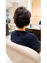 ヘア&エステ ヒロイン 西武池袋店&nbsp;大人上品卵型シルエットレイヤーボブ。
