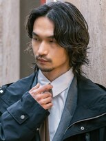 ケーツー エソラ池袋店(K-two)&nbsp;Men's/メンズカット/ニュアンスパーマ/センターパート/黒髪/眉毛