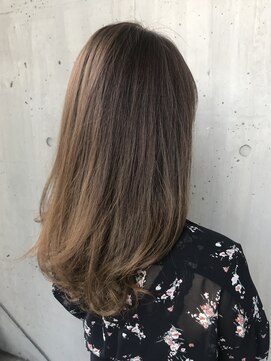 美容室 ツリー(Tree) ノンブローでおさまる大人ロング 『Tree hairsalon 』本厚木
