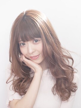 アフロディーテ 銀座(APHRODITE GINZA) 黒髪/グレーベージュ/レイヤーロング/前髪パーマ/銀座