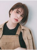 ナチュラルショートボブ◎30代40代50代【浅草/美容院/Aina】